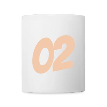 Marraine 02 en rose pêche - Mug blanc - blanc - Devant