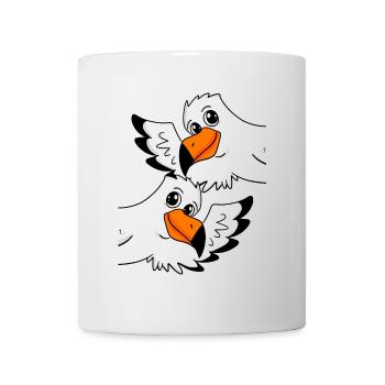 Seagull Greeting Welcome - Mug - white - Front