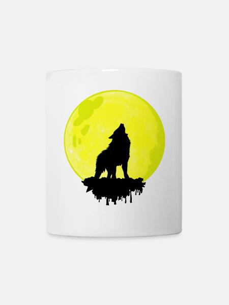 Wolf Moon – Wild Spirit - Tasse - Weiß