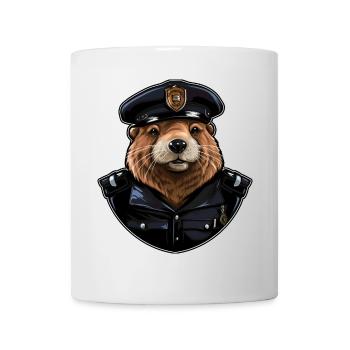 Beaver Police - Mug - white - Front