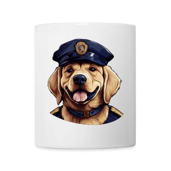 Chiens Police - Mug blanc - blanc - Devant