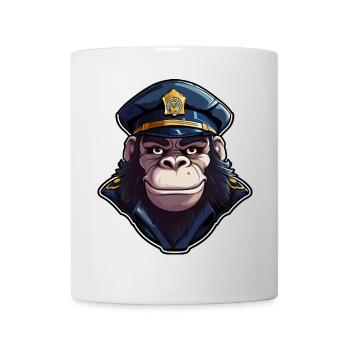 Monkey Police - Mug - white - Front