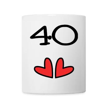 ANNIVERSARY. HAPPY BIRTHDAY. HAPPY BIRTHDAY. - Mug - white - Front