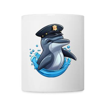 Dolphins Police - Mug - white - Front