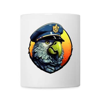 Police Parrot - Mug - white - Front