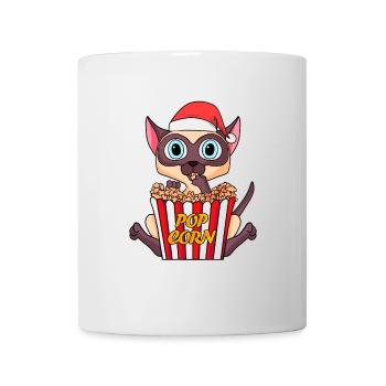 Siamese Cat Cat Animal Christmas - Mug - white - Front