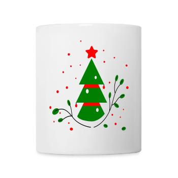 Noël, Arbre De Noël - Mug blanc - blanc - Devant