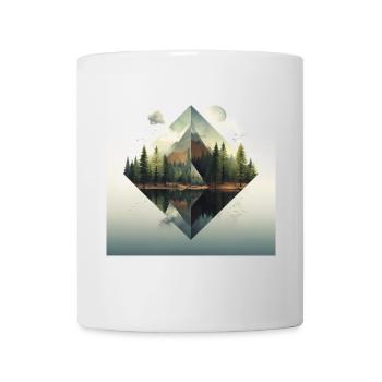 Forest Pyramid and Reflections - Mug - white - Front