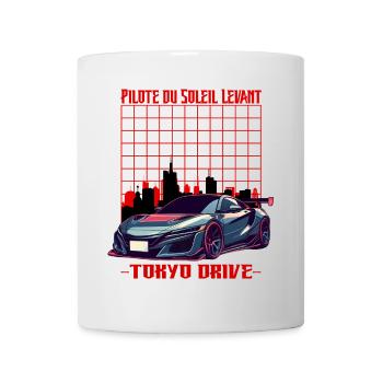 Tokyo Drive Soleil Levant - Mug blanc - blanc - Devant