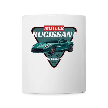 Moteur Rugissant Car - Mug blanc - blanc - Devant