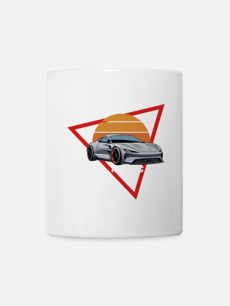 Racing Soleil Triangle - Mug blanc - blanc