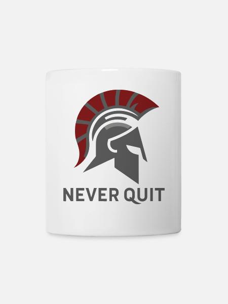 Spartan Fitness Bodybuilding - Tasse - Weiß