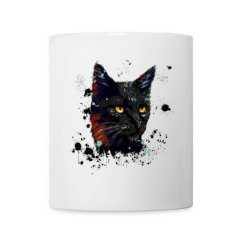 Aquarelle de chat - Mug blanc - blanc - Devant