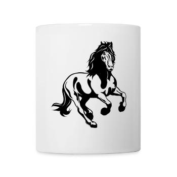 Friesian stallion 01 s - Mug - white - Front
