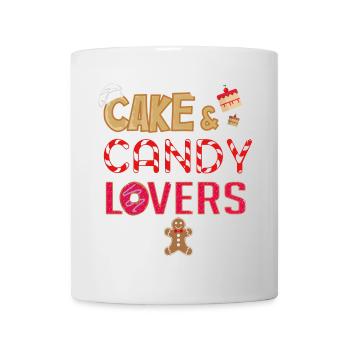 Cake & Candy Lovers T-Shirt - Mug - white - Front