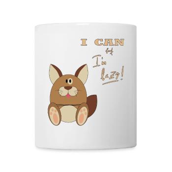 Hase, I can but I'm lazy - Mug - white - Front