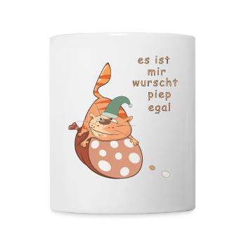 es ist mir egal - Tasse - Weiß - Vorne