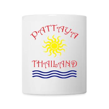 PATTAYA, THAILAND - Tasse - Weiß - Vorne