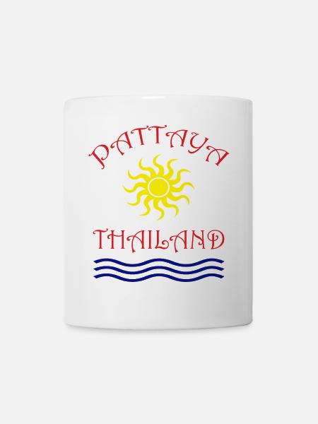 PATTAYA, THAILAND - Tasse - Weiß
