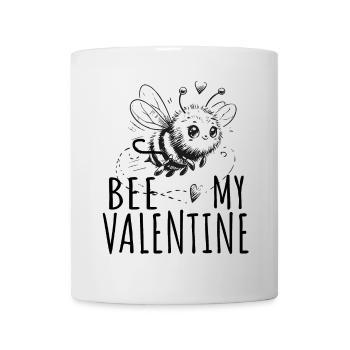 Bee My Valentine Valentine's Day Saying Love Bee - Mug - white - Front