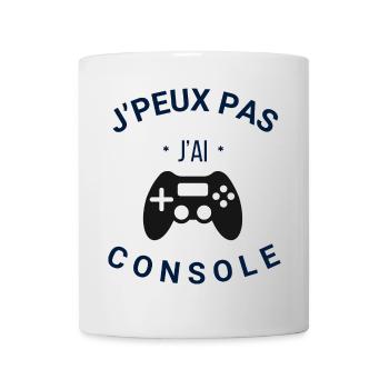 Je peux pas j'ai console - Mug blanc - blanc - Devant