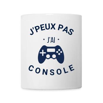 Je peux pas j'ai console - Mug blanc - blanc - Devant