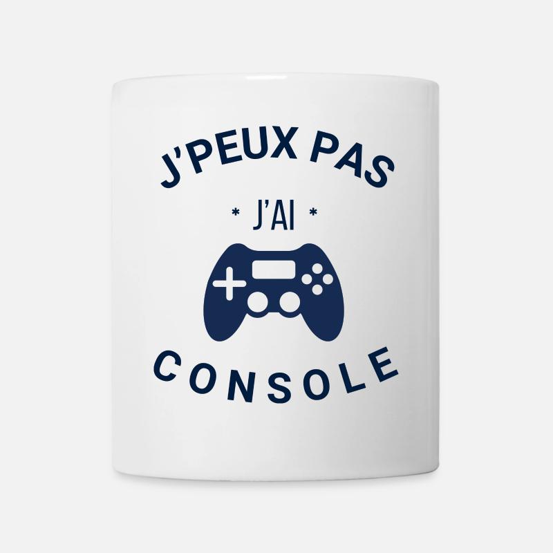 Je peux pas j'ai console - Mug blanc - blanc