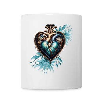 Wonderful and elegant steampunk heart. - Mug - white - Front