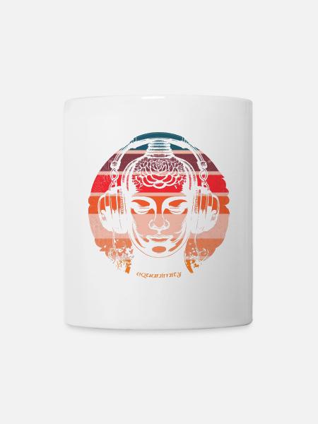 DJ Buddha - Gleichmut - Tasse - Weiß