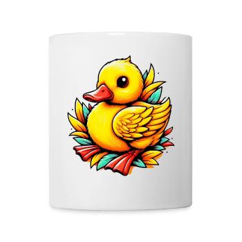 Entenküken Ente Ente - Tasse - Weiß - Vorne