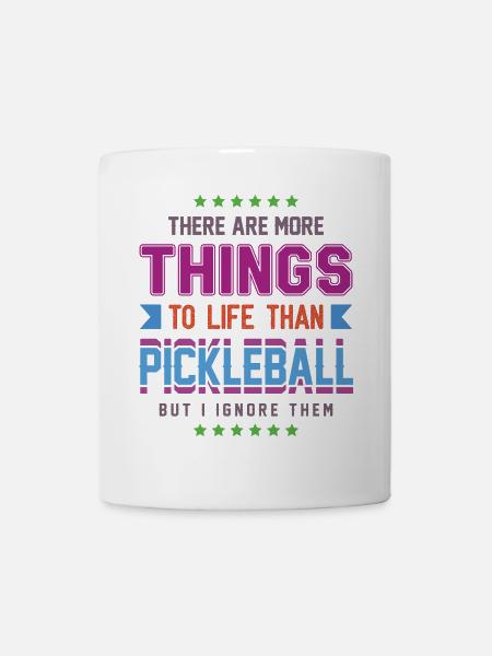 Pickleball - Tasse - Weiß