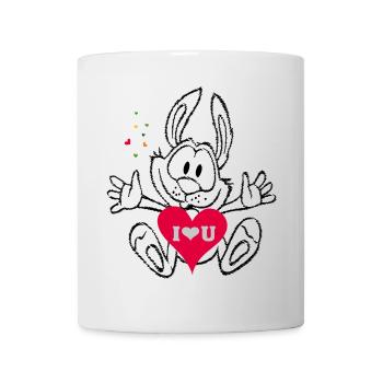 I love you heart - Mug - white - Front