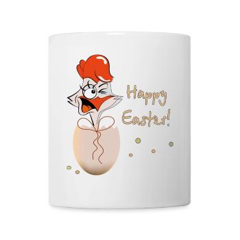 Joyeuses Pâques Coq - Mug blanc - blanc - Devant