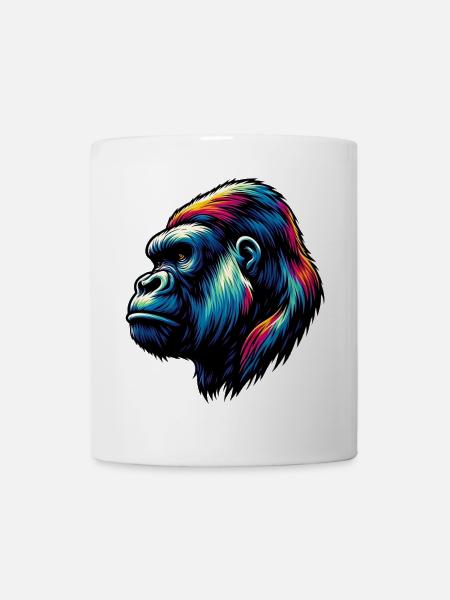 Gorilla - Tasse - Weiß