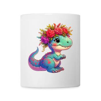 Dinosaurier - Tasse - Weiß - Vorne