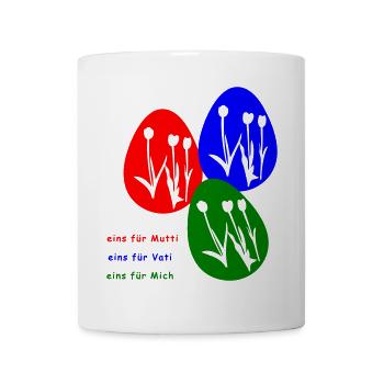 Easter Eggs Easter - Mug - white - Front
