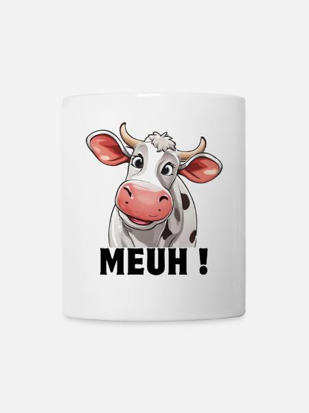 vache, vache laitière, éleveur de vaches - Mug blanc - blanc