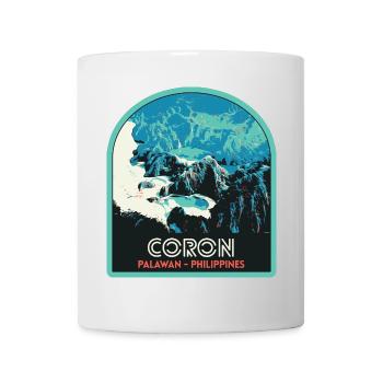 Tropisches Paradies: Coron-Küste, Palawan - Tasse - Weiß - Vorne