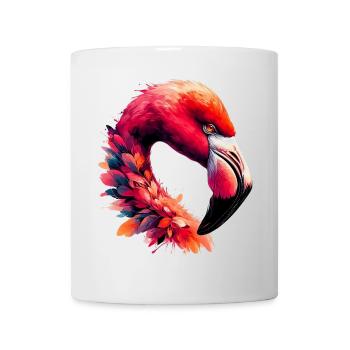 Flamant - Mug blanc - blanc - Devant