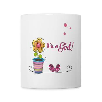 It's a Girl Baby - Tasse - Weiß - Vorne
