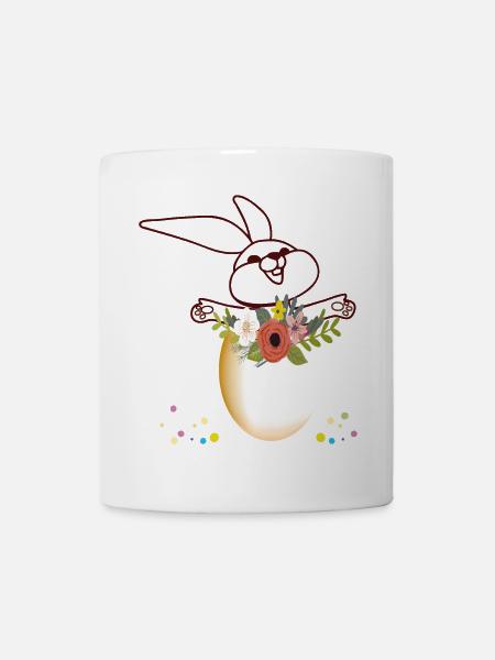 Osterhase Osterfest - Tasse - Weiß