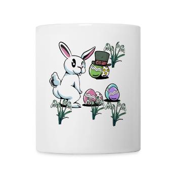 Schlappohr Kind Ostern Eier Hut Nager Kaninchen - Tasse - Weiß - Vorne