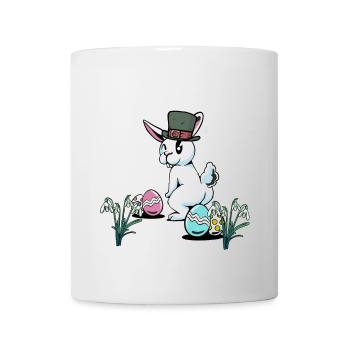 Easter Bunny Easter Easter Festival Easter Eggs Nest Child - Mug - white - Front
