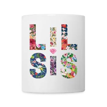 LIL SIS - Sister - Kleine Schwester - Partnerlook - Tasse - Weiß - Vorne