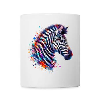 Zebra - Tasse - Weiß - Vorne
