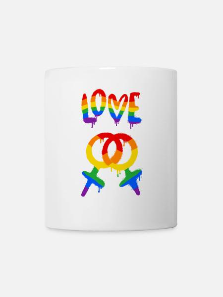 Pride gay love - Cadeaux Gay Pride - Mug blanc - blanc