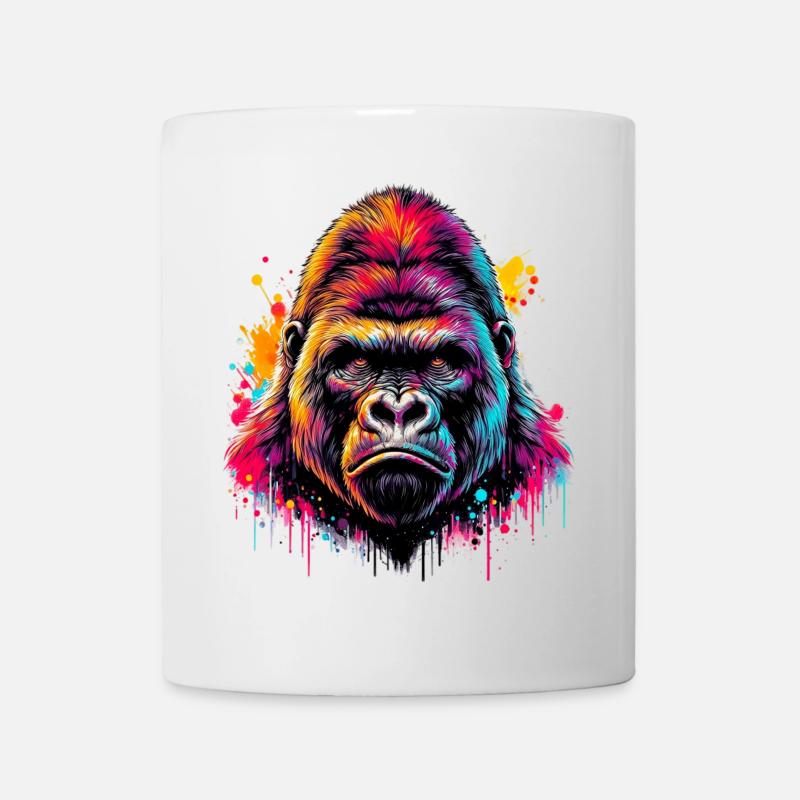 Gorille - Mug blanc - blanc