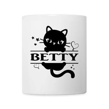 Betty t-shirt chat t-shirt chat Katze - Mug blanc - blanc - Devant