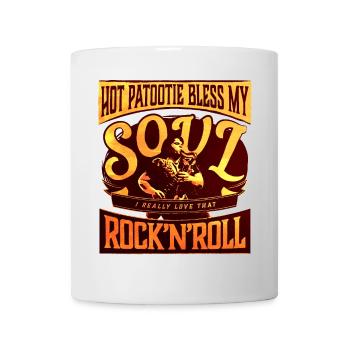 Hot Patootie Bless My Soul Eddie RHPS Gold Braun - Tasse - Weiß - Vorne