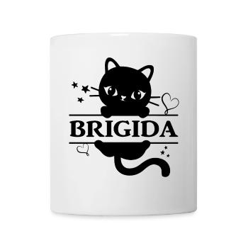 Bridget T-Shirt T-Shirt Geschenkidee gestapelter Text - Tasse - Weiß - Vorne